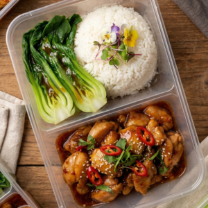 Garlic Fish Sauce Chicken with Rice